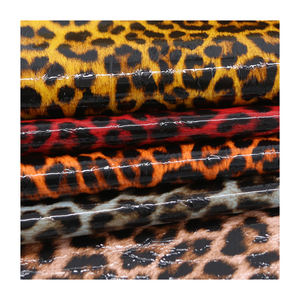 Design animale stampa pelle sintetica pelle sintetica leopardata Design per borsa e scarpe <span class=keywords><strong>da</strong></span> donna - Product Image 1