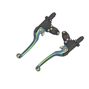 Palancas de Freno y Embrague Anticaídas Todoterreno <span class=keywords><strong>ASV</strong></span> de Acero Inoxidable Universales para Motocicleta, Repuestos Modificados ZT - Product Image 6