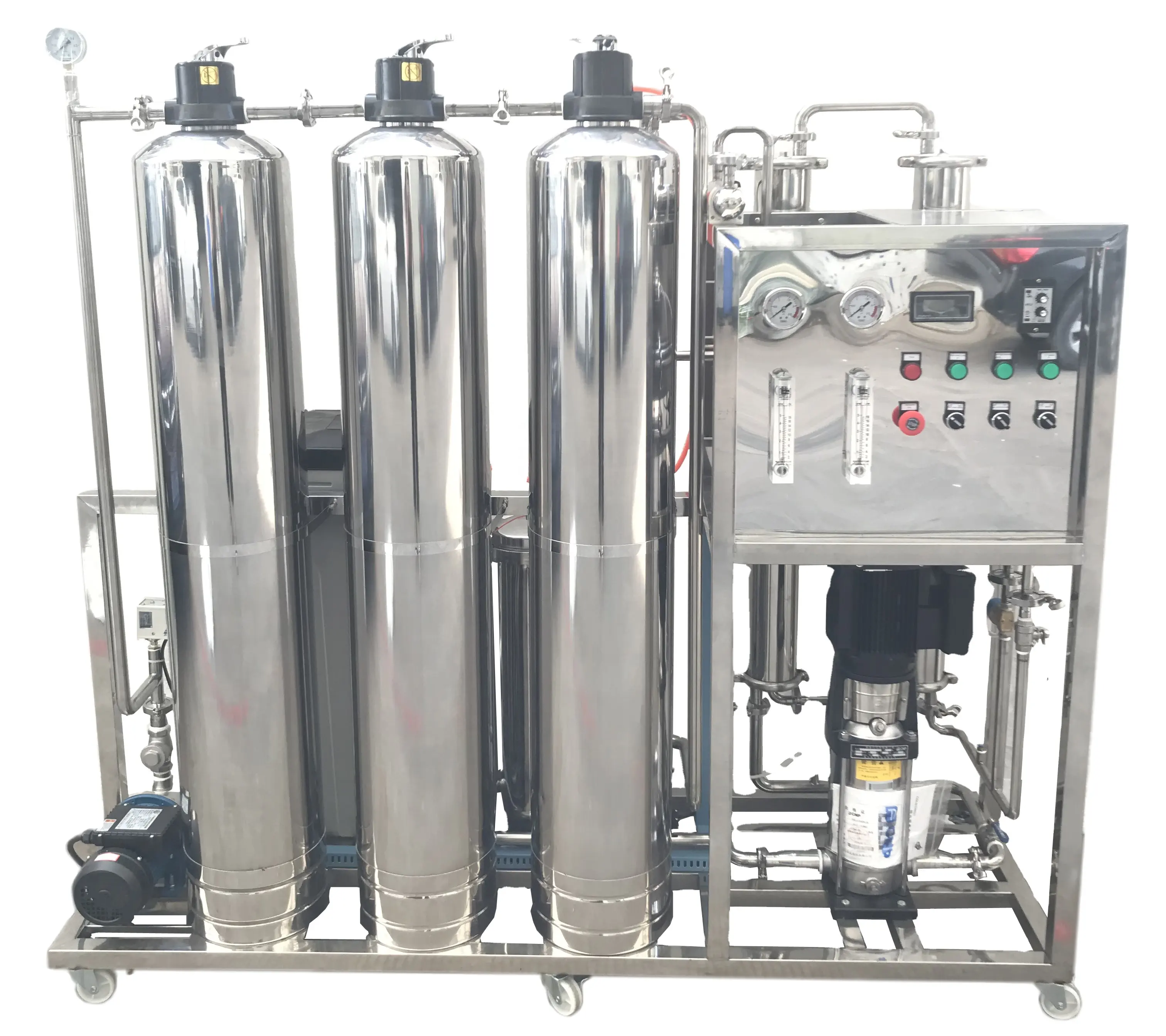 Industrielle Reinwasser produktions maschine 500lph Mini Ro Anlage für Trinkwasser mit Ent härter filter