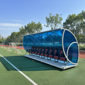 Refugio de Lujo para 10 Jugadores de Fútbol, Gradas Móviles de 1 Fila para Equipos de Fútbol, Bancos para Jugadores con Asiento <span class=keywords><strong>VIP</strong></span> TBX-10 - Product Image 2