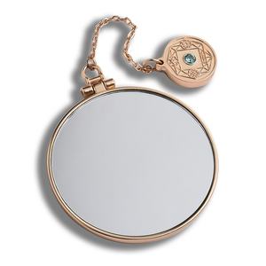 In Stock Metal Promotional Gift Single Side Round Unique Fashion Decorative Hanging Makeup <b>Mirror</b> - Product Image 5