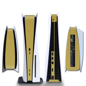สติกเกอร์ลายคาร์บอนไฟเบอร์สำหรับ <span class=keywords><strong>PlayStation</strong></span> <span class=keywords><strong>5</strong></span> สติกเกอร์กันน้ำสำหรับตกแต่งด้านข้างเครื่อง PS5 สติกเกอร์สำหรับรุ่นมีช่องใส่แผ่นดิสก์ - Product Image 6