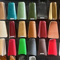 Échantillon gratuit Lot de tissu en cuir artificiel en PVC pour sac de canapé de siège de voiture, feuilles de matériau en cuir synthétique PU pour la décoration de chaussures
