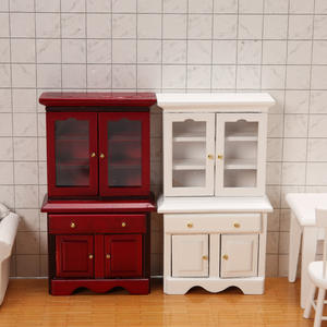 Miniatura de muebles de 12 puntos, modelo de Libro de Juego, bolsillo de gabinete para casa de muñecas, adornos de escena para uso de juguetes - Product Image 1