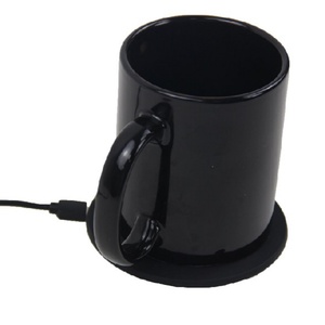 5V Heater Electric Smart <b>Usb</b> Cup Warmer Wireless Charging Coffee Mug <b>Heating</b> coaster - Product Image 4