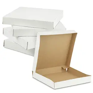 工厂OEM热卖8 10 12 14英寸外卖披萨发货盒定制设计披萨盒
