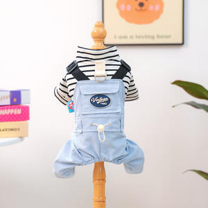 Mono con Arnés para Mascotas, Otoño Invierno, para <span class=keywords><strong>Perros</strong></span> Pequeños, Traje de Cuatro Patas para Gatos, para Exteriores - Product Image 1