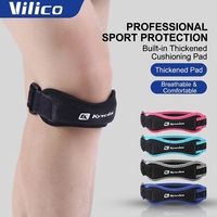 Sangle de genou ajustable en néoprène pour stabilisation de la rotule - Soutien respirant pour la récupération du LCA, la course à pied, le basketball et le soulagement des douleurs articulaires