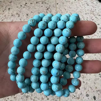 Bracelets en Perles Rondes de Pierres Naturelles 6mm 8mm 10mm, Agate et Pierres Précieuses Cristallines Montées à la Main, pour Femmes et Hommes