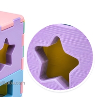 Cubo clasificador de formas geométricas impreso en 3D con tecnología FDM, juguete educativo de bloques multiforma para el aprendizaje infantil, OEM personalizado