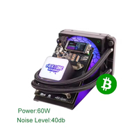 NerdMiner NerdQaxe+ Hydro 2.5Th/s 60W, machine de minage Bitcoin, minage solo, minage de crypto-monnaies, machine de minage BTC