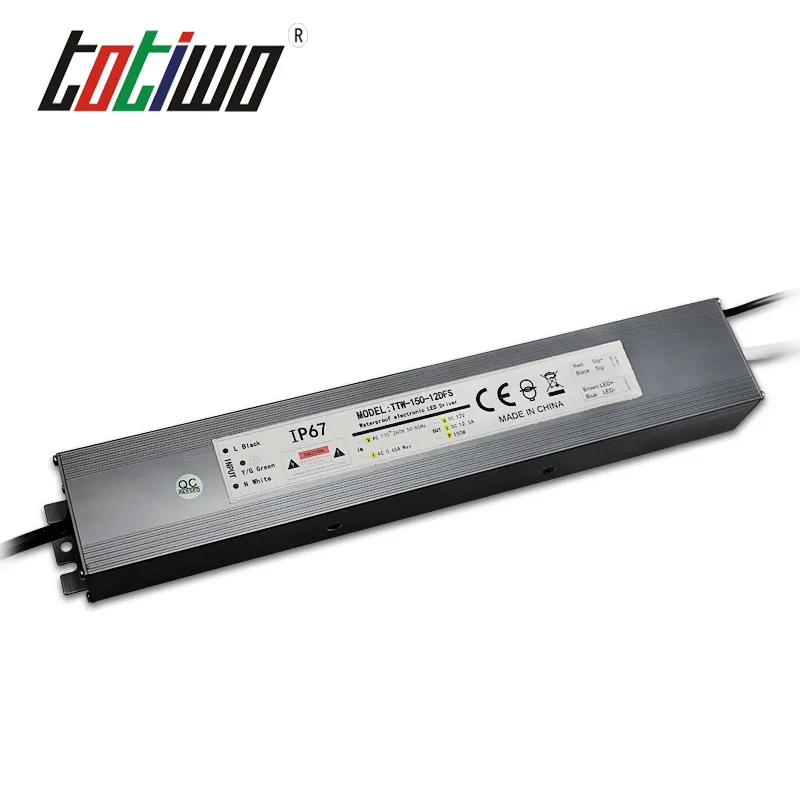 IP67 DALI TRIAC 0-10V Dimming Commutazione SMPS 150W DC 12V 24V LED di Alimentazione Dimmerabile di alimentazione