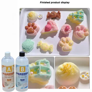 कला राहत तनाव उत्पाद तरल सिलिकॉन diy हाथ मोल्ड बिल्ली क्लैव अपघटन खिलौना घुटने टेकना रबर - Product Image 5