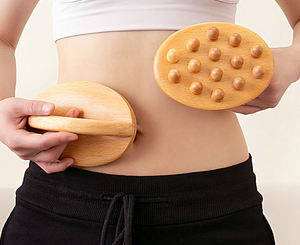 Kit de herramientas Gua Sha de madera, terapia de masaje Manual, moldeador de rollo, masajeador de drenaje linfático para reducción de celulitis - Product Image 5