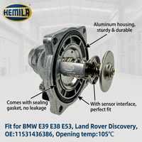 11531436386 11531437526 Thermostat de liquide de refroidissement Système de refroidissement HEMILA Pièces automobiles Compatible avec BMW E39 Série 7 et Land Rover