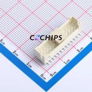 WAFER-PHB2.0-26PLB-GM Wire-to-Board Pin Header SMD,P=2mm Connector 2x13P 2mm Vertical Mount PHB - Product Image 1