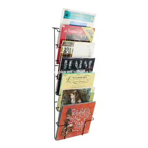 GOKA Best Selling Products 2020 Hanging Record Display Rack Shelf Wall Mounted Vinyl Record Storage Stand