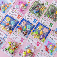 Schattige Dieren Schattige Gum Set Briefpapier Set Turn June 1 Prijzen Kerstcadeaus Eindprijzen Briefpapier School Gum