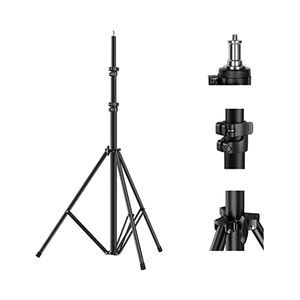 Trípode de Aluminio <span class=keywords><strong>SMALLRIG</strong></span> de 110 Pulgadas para Fotografía y Video, con Tornillo de 1/4 de Pulgada para Softbox, Reflector de Luz de Estudio, Anillo Amortiguado por Aire, Carga Máxima - Product Image 1