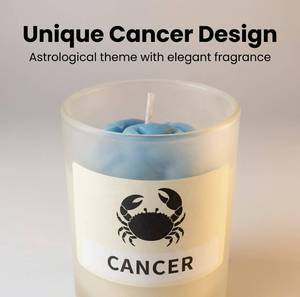 Candela Aromatica Decorativa per la Casa, Candela per Aromaterapia, Dodici Segni Zodiacali: Cancro, Capricorno, Ariete - Product Image 1