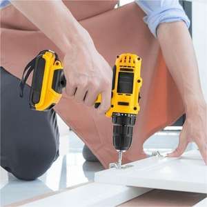 Venta caliente Taladro inalámbrico Destornillador Taladro inalámbrico Batería de impacto Llave Multipropósito Power Combo Tool Kit - Product Image 4