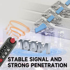 सामग्री हैंडलिंग उपकरण के लिए जेआरडी TRK-R6D वायरलेस गैन्ट्री रिमोट स्थिर सिग्नल - Product Image 3