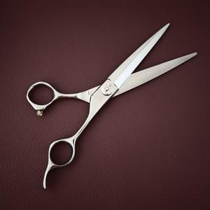 Tijeras de peluquería para mascotas Dr. de 7 pulgadas, acero inoxidable 440C, herramientas profesionales de corte recto para perros y gatos - Product Image 2