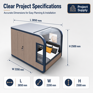 Starry Sky Star Room <strong>Space</strong> Capsule House Prefab Glamping Hotel <strong>Pod</strong> - Product Image 4