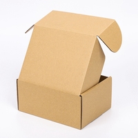 Boîte postale en kraft recyclable, emballage, boîte d'expédition à rabat, boîte en carton ondulé, boîte d'expédition par courrier