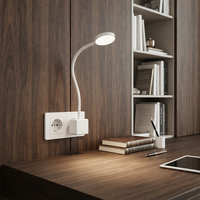 Lampe murale tactile LED polyvalente à intensité variable, protection oculaire, design pliable CCT, pour chambre, bureau, salon, couloir