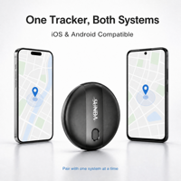 Lot de 2 traceurs GPS anti-perte en gros avec alarme via application pour clés, portefeuilles et bagages