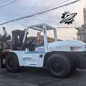 รถยก TCM FD100Z8 10 ตัน รถยกมือสองจากญี่ปุ่น 10 ตัน เครื่องยนต์ Isuzu 6BG1 รถยกใช้แล้ว รถยกใช้น้ำมันเชื้อเพลิง 4500 มม. 10000 กก. - Product Image 6