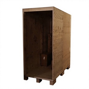 Solid Plywood Foldable Recyclable Stackable Wooden Crate Storage <b>Box</b> Durable Heavy Duty for Logistics <b>Moving</b> Packaging - Product Image 1