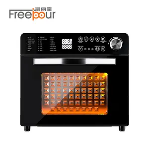 Senza olio 220 volt friggitrice ad aria girarrosto disidratatore forno a convezione porta francese commerciale 25L smart friggitrice ad aria forno