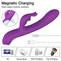 Vente chaude 100% étanche 5 Modes de Vibration lapin vibrateur femme g-spot vibrateur produits de sexe pour les femmes
