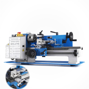 Mini torno de Metal de procesamiento DIY de fábrica 7x12 "550W velocidad <span class=keywords><strong>Variable</strong></span> de precisión 2250RPM 110V - Product Image 1