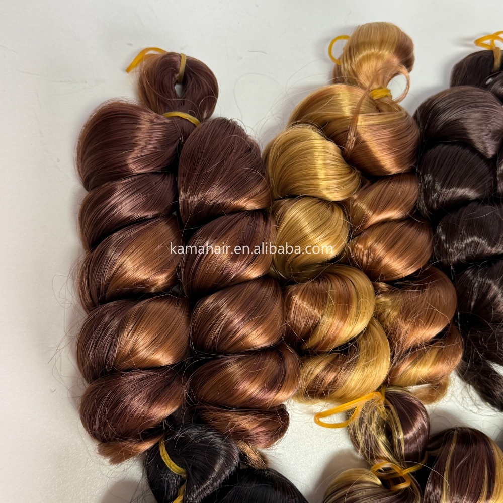 Vast Hair Workshop Craft Detail 6 for KAMA High Quality 12 Inch Italy Curl Synthetic Fiber Braiding Hair Loose Wave Short Spiral Goddess Braids Women Black Heat