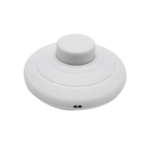 Interrupteur à pédale en ligne, unipolaire marche/arrêt, bouton-poussoir en plastique pour cordon d'alimentation de lampe et d'appareil - Product Image 2