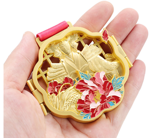 免费设计所有尺寸高质量2D 3D压铸金属运动定制奖章 - Product Image 3