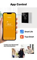 Termostato Táctil WiFi Tuya 16A 3A, Pantalla Digital Programable para Calefacción por Suelo Radiante Eléctrico, Panel de Control Inteligente para el Hogar