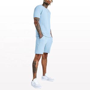 Conjunto de ropa de calle de algodón transpirable con logo personalizado, traje de dos piezas de algodón, lavable con ácido, OEM - Product Image 4