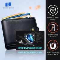 Maßgefertigte RFID-Blockierkarte NFC-Blocker Anti-Skimming Kreditkartenschutz für Firmengeschenke Brieftasche Datenschutz Sicherheit