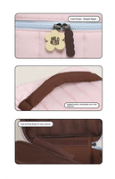 Trousse de Toilette Matelassée Imperméable Portable Structurée Grande Capacité avec Poignée pour Voyage