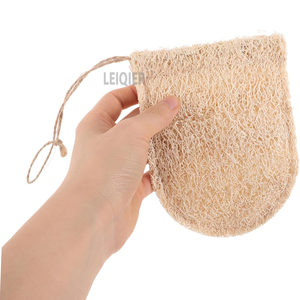 Éponge de loofah personnalisée avec logo, sac à savon en éponge de concombre naturelle, serviette de bain durable en pulpe de concombre, filet moussant pour le bain, produits de bain - Product Image 6