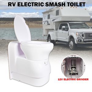 Toilette portable électrique à <span class=keywords><strong>cassette</strong></span> macéreuse CAPEXRV 12V 300W pour camping-car, <span class=keywords><strong>caravane</strong></span>, camping, bateau, marine - Product Image 5