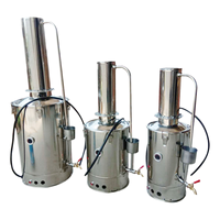 Distillateur d'Eau Industriel Électrique de Laboratoire en Acier Inoxydable 3L à Commande Automatique avec Alarme de Coupure de Courant