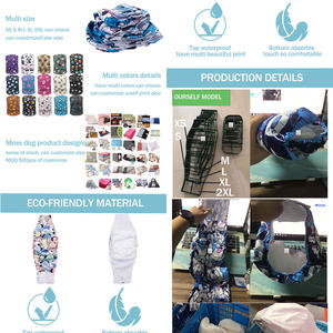 Collabor <span class=keywords><strong>15</strong></span> Màu Sắc Cho 2025 Thiết Kế Mới Nam Con Chó Tã Có Thể Giặt Rò Rỉ Bằng Chứng Thấm Pet Tã Tùy Chỉnh Vải Tã Cho Chó - Product Image 3