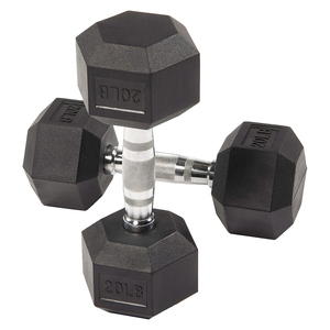 5-50lbs <span class=keywords><strong>5lb</strong></span>, 10lb, 15lb, 20lb, 25lb, 30lb, 35lb, 40lb, 45lb และ50lb Hex ยางดัมเบลชุด - Product Image 3