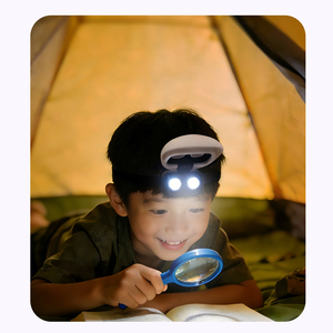 Lampe <span class=keywords><strong>frontale</strong></span> rechargeable en silicone Panda pour enfants - Lampe de camping d'urgence LED portable, mini-lampe de nuit pour bébé, cadeau de Noël - Product Image 2