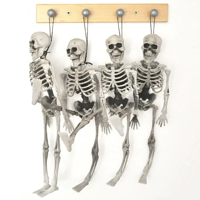 Nhà Máy Bán buôn nhựa xương nhỏ ma Skeleton Halloween Đạo cụ trang trí